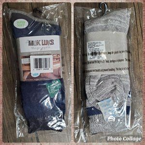 The Original Muk Luks Men's Boot Socks 2-Pairs Size 9-12